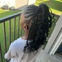 Kid's Braided ponytail