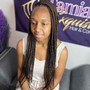 Medium Knotless Braids