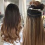 Micro bead hair extensions