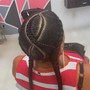 2 Feed In Braids