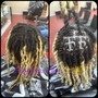 Retwist and shampoo- Half