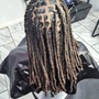 Loc Extensions hair included shoulder length