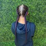 2 Feed In Braids