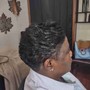 Flat Iron/ Curl Relaxed Hair (Short Pixie)