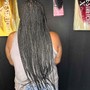 Medium Knotless Braids