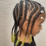 Kid's Cornrow Hairstyle