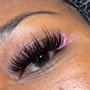 Color add on lashes