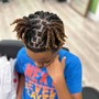 *NEW CLIENT* Kid Loc Retwist and Style