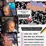 Kid's freestyle tribal braids