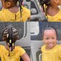 Kids Knotless Braids(Med size)