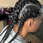 Cornrows 4 braids only