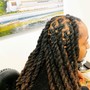 Locs Re-Twist  longer than Waist Length