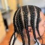 Braids French or cornrow no hair added