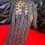 Medium Knotless  Braids