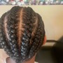 Small Feed in braids