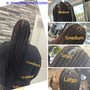 6-8Wig braids (foundation braids)