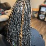 Large Knotless Box Braids