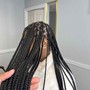 Large Goddess Knotless Box Braids