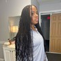 Medium Mid Back Braids