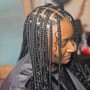 Large Knotless Box Braids