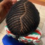 Half a fish bone Braids