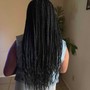 Knotless soft Braids