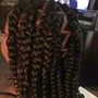 Knotless soft Braids