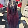 Knotless box braids