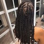 Loc shampoo retwist and style