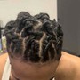 Large Goddess Knotless Braid (Curls added)