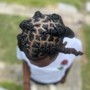 100 locs or long hair Palm Retwist