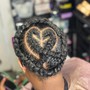 Head of Heart Feed-In Braids