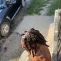 100 locs or long hair Palm Retwist