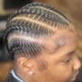 7-8 Feed in Braids