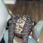 100 locs or long hair Palm Retwist