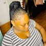 Large Braided ponytail