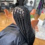 Med Knotless Box Braids