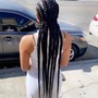 Boho knotless braids (LARGE)