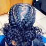 Boho knotless braids (LARGE)