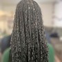 Bohemian box braids