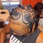 Natural Hair Cornrows