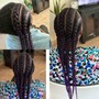 Knotless box braid