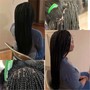 Knotless box braid