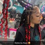 Medium Knotless Braids