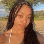 Smedium Human Hair Boho Knotless Braids