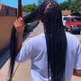 Large Human Hair Boho Knotless Braids