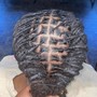 Deluxe WASH, Hot Oil, Retwist, and Style (Barrel Braids)