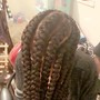 Curls add on for ends of braids