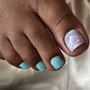 Toenail reconstruction / Acrylic overlay