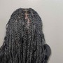 Individual Micro human hair braids